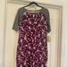 Lularoe Dresses | New With Tags Lularoe Julia Dress Size Large | Color: Purple | Size: L