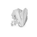 softgarage Buggy Softcush Premium Cover for Pushchair Chicco Polar Rain Cover Light Grey