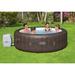 Bestway Saluspa St Moritz Airjet Hot Tub & 6 Coleman Saluspa Type Vi Cartridges Plastic in Brown/White | 28 H x 85 W x 85 D in | Wayfair