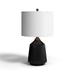 Birch Lane™ Teasley Table Lamp Ceramic/Linen in Black | 26 H x 15 W x 15 D in | Wayfair C6EBC77FC1404B169FC7537333F26A55