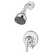 Symmons Origins Temptrol Pressure Balance Handle Shower Faucet Trim in Gray | Wayfair S-9601-PLR-1.5-TRM