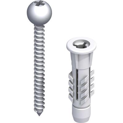 Dübel-System 4 x 35 mm Stahl verzinkt silber - 5 Stk. Dübel-System - Alfer Image