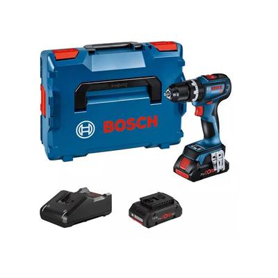 Bosch - Professional gsb 18V-90 c (l) Akku-Schlagbohrschrauber (2xPC4,0Ah) (06019K6105) Image