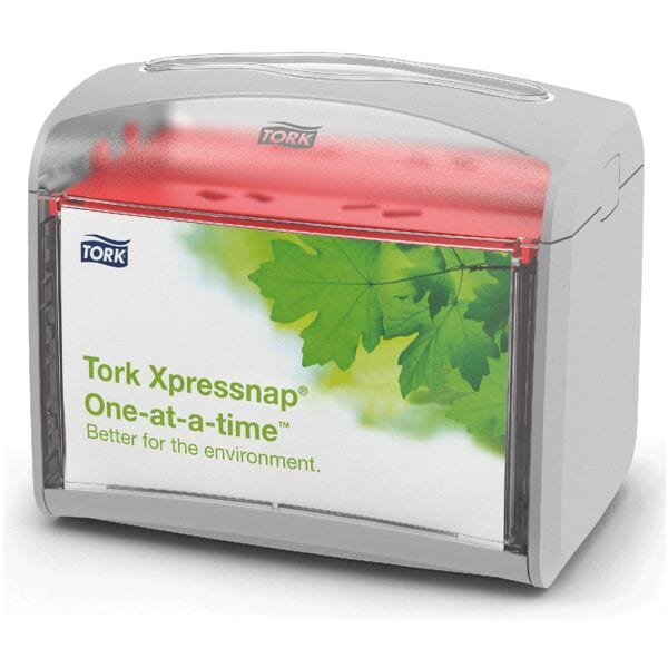 Tork Serviettenspender »Xpressnap N4« mit Sichtfenster weiß, 20.1x15.5x15 cm Image