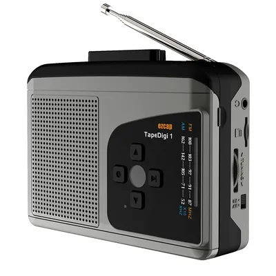 Ezcap234-Lecteur de cassette original baladeur enregistreur radio AM/FM convertisseur de cassette