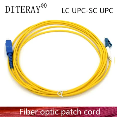 10 pièces/uno LC/UPC à SC/UPC fibre optique patch rette câble LC-SC 3M cavalier monomode Simsake