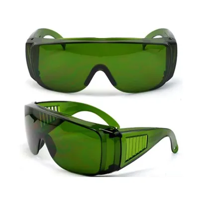 Lunettes de protection contre la lumière laser lunettes de sécurité beauté vert IPL 340-1064NM