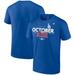 Men's Fanatics Branded Royal Los Angeles Dodgers 2022 Postseason Locker Room T-Shirt