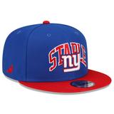 Men's New Era Royal/Red York Giants NFL x Staple Collection 9FIFTY Snapback Adjustable Hat