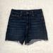 American Eagle Outfitters Shorts | 2 For $20 American Eagle Curvy High Rise Shortie Dark Wash Denim Shorts | Color: Blue | Size: 6