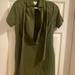 J. Crew Dresses | J Crew Army Green Button Up Collared Dress With Belt Tie Sz 4 | Color: Green | Size: 4