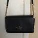 Kate Spade Bags | Cross Body Authentic Kate Spade Black Purse With Built In Wallet | Color: Black | Size: Os