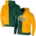 Men's NFL x Staple Hunter Green Bay Packers Split Logo Pullover Hoodie