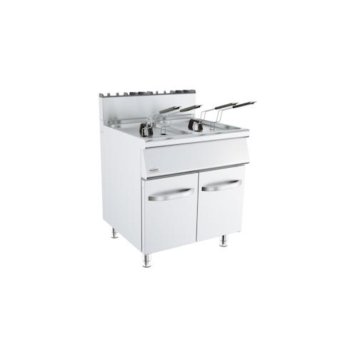 Chefgastro Base 700 Fritteuse Gas 2X15L BxTxH 800x700x900mm