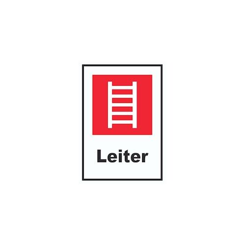 Leiter Schild A0 Rückseite selbstklebend