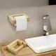 Porte-rouleau de papier toilette en bois massif porte-serviettes de cuisine carré rétro ventouse