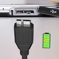 Câble adaptateur USB 3.0 Type A vers USB 3.0 Micro B mâle interface SATA diviseur de données pour