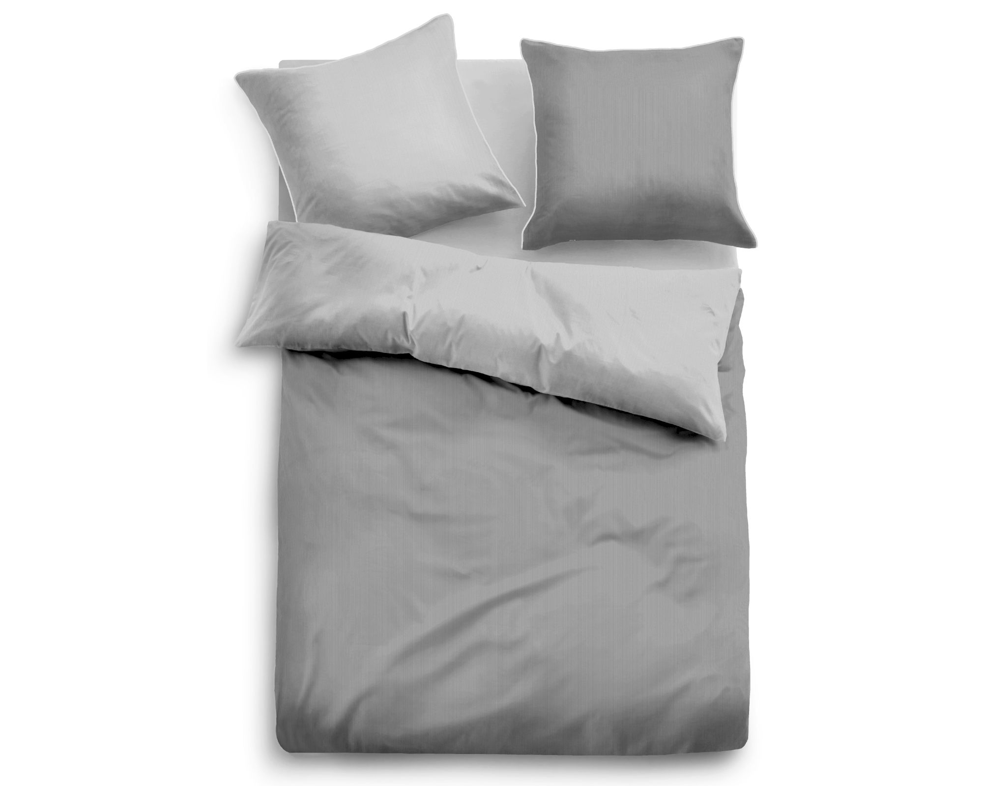 Tom-Tailor »Fine Stripes« Linon Satin Bettwäsche 844 135x200 cm / 80x80 cm