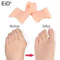 EiD-Semelles Orthopédiques en Gel de Silicone Mathiateur d'Orteils pour Hallux Valgus Parker