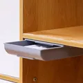 Makeu G2W6 boîte de rangement sous le bureau tiroir auto-adhésif pâte organisateur porte-crayon