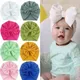 Bonnet avec nœud papillon pour bébé fille accessoire pour enfant couleur unie