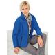 Fleecejacke CASUAL LOOKS Gr. 38, blau (royalblau) Damen Jacken Übergangsjacken