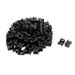 Plastic Saddle Type Cable Tie Base Mount Wire Holder Black 23 x 16 x 10mm 100pcs