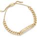 Women's BaubleBar Gold Washington Commanders Chain Bracelet