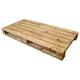 Geflammte Holzpalette 120x60x13cm/ ideal geeignet für Dekozwecke im Außen- oder Innenbereich oder zum Bauen von Strandkörben