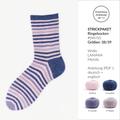 Strick-Paket für 2 Paar Socken aus LAMANA Merida (50% Schurwolle, 25 Seide, 25 Polyamid, mulesing-frei)