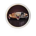Car Coin, Medaille Oldtimer, Auto Medaille, Gold Plated mit Farbe