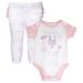 Newborn & Infant White/Pink New York Mets Spreading Love Bodysuit Tutu with Leggings Set