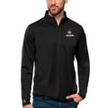 Men's Antigua Black UConn Huskies Tribute Quarter-Zip Top