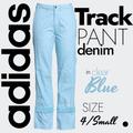 Adidas Pants & Jumpsuits | Adidas Track Pant (Denim) In Clear Blue Size 4/Small Nwt! | Color: Blue | Size: 4