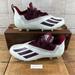 Adidas Shoes | Adidas Adizero 21 Football Cleats Maroon | Color: White | Size: 12