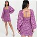 Free People Dresses | Free People Smock It To Me Mini Dress Size Small Nwt | Color: Purple | Size: S