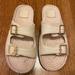 Tory Burch Shoes | Like New Tory Burch Sandals, Wore Once. | Color: Cream | Size: 8.5