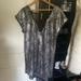 Free People Dresses | Free People Zebra Sequined Dress | Color: Gray/Silver | Size: M