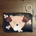 Kate Spade Bags | Kate Spade Floral Pup L-Zip Card Holder Keychain | Color: Black/Pink | Size: Os