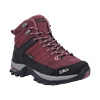 Wanderschuh CMP "RIGEL MID WMN TREKKING SHOES WP", Gr. 40, rot (bordeaux), Leder, Textil, sportlich, Schuhe, wasserdicht