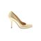 KORS Michael Kors Heels: Pumps Stilleto Cocktail Party Gold Solid Shoes - Womens Size 6 - Almond Toe