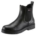 Winterboots TOMMY JEANS "WARMLINED CHELSEA BOOT" Gr. 37, schwarz Damen Schuhe Schlupfstiefeletten