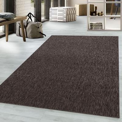 Teppich AYYILDIZ TEPPICHE "Nizza 1800 Kurzflorteppich", braun, B:280cm H:6mm L:370cm, Polypropylen, Teppiche, pflegeleicht, leicht melierter Kurzflor, ringsum gekettelt, Wohnzimmer Image