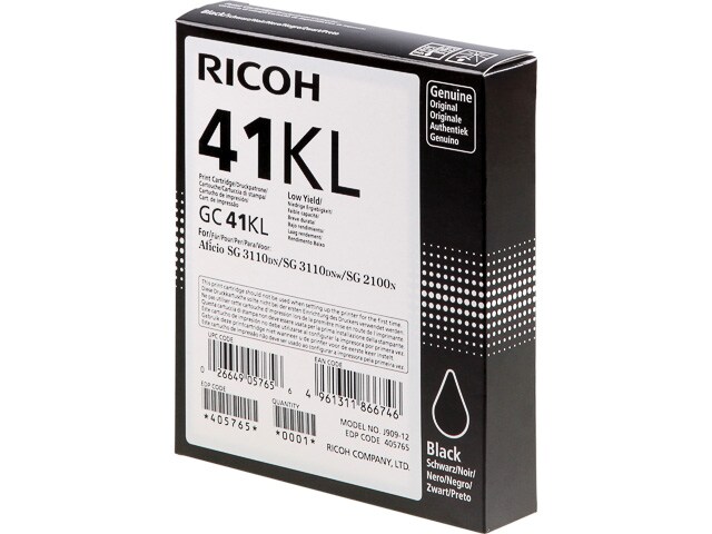 Tinten RICOH 405765 RICOH SG2100N GEL TINTE BLACK Image