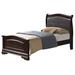 Glory Furniture Louis Phillipe Bed Wood in Brown | 44 H x 84 W x 41 D in | Wayfair G3125C-TB2