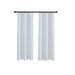 Ebern Designs Nevills Polyester Curtain Plastic in Gray | 59 H x 34 W in | Wayfair 16B023AC52754693B479D2232595C57A