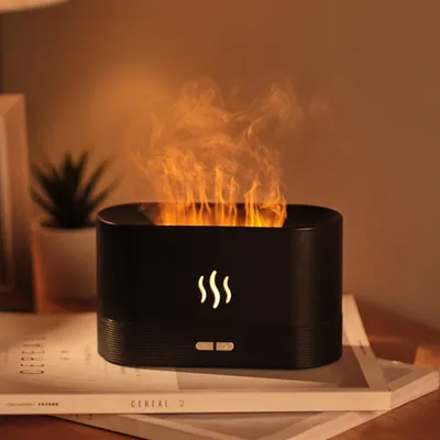 Diffuseur d'arôme de flamme pour aromathérapie huile essentielle humidificateur d'air livraison