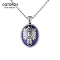 Bijoux en argent regardé 925 véritable The Vampire Diaries pendentif Damon Salvatore Stefan