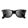 Unisex Square Black Acetate Prescription sunglasses - EyeBuydirect's Ray-Ban RB2140