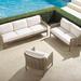 Seton 3-pc. Sofa Swivel Set - Sofa with Two Swivel Lounge Chairs, Rumor Vanilla, Two Swivel Lounge Chairs in Rumor Vanilla - Frontgate